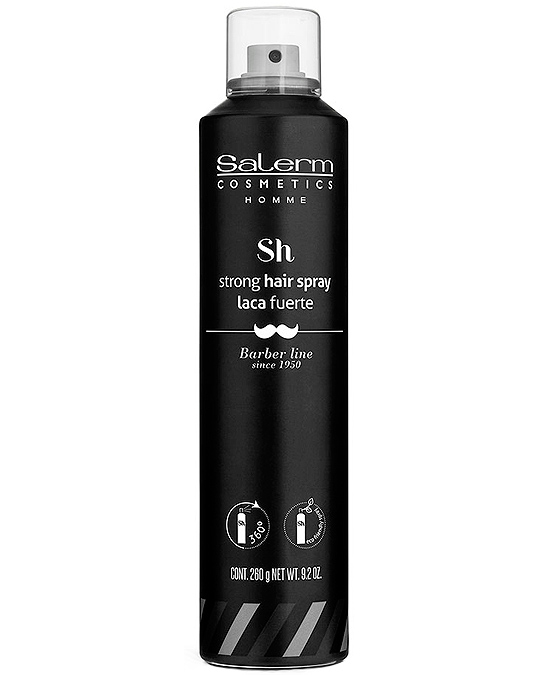 Comprar Laca fuerte Strong Hair Spray Salerm Homme en la tienda de la peluquería Comprar Laca fuerte Strong Hair Spray Salerm Homme en la tienda de la peluquería