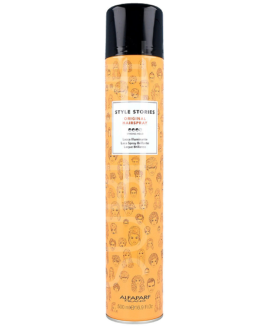 Comprar online Laca Original Hairspray Strong Alfaparf Style Stories 500 ml en la tienda alpel.es - Peluquería y Maquillaje Comprar online Laca Original Hairspray Strong Alfaparf Style Stories 500 ml en la tienda alpel.es - Peluquería y Maquillaje