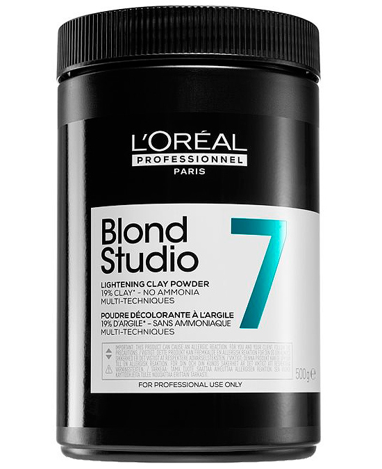 Comprar la decoloración sin amoníaco L´Oreal Blond Studio 7 Lightening Clay Powder 500 gr online en la tienda Alpel