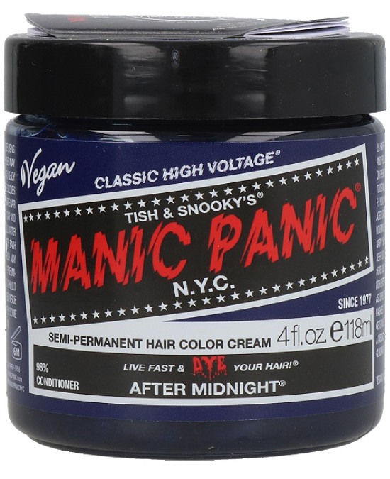 Comprar online Manic Panic Classic Tinte Fantasía Semipermanente Vegano After Midnight a precio barato en Alpel. Producto disponible en stock para entrega en 24 horas Comprar online Manic Panic Classic Tinte Fantasía Semipermanente Vegano After Midnight a precio barato en Alpel. Producto disponible en stock para entrega en 24 horas