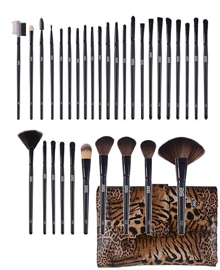Manta 32 Pinceles y Brochas Maquillaje Asuer - Precio barato Envío 24 hrs Manta 32 Pinceles y Brochas Maquillaje Asuer - Precio barato Envío 24 hrs
