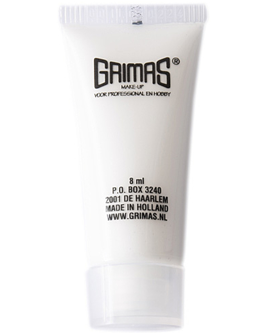 Comprar online Maquillaje Líquido Grimas 001 Blanco 8 ml - Stock disponible Envío 24 hrs en la tienda alpel.es - Peluquería y Maquillaje