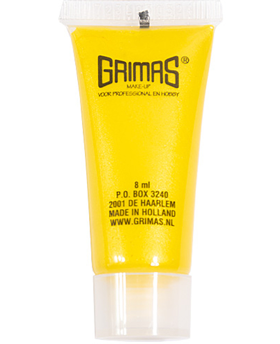 Comprar online Maquillaje Líquido Grimas 723 Amarillo Perlado 8 ml - Stock disponible Envío 24 hrs en la tienda alpel.es - Peluquería y Maquillaje