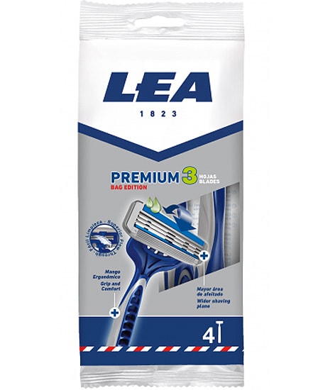 Maquinilla de Afeitar LEA Premium-3 4 Unid - Alpel Maquinilla de Afeitar LEA Premium-3 4 Unid - Alpel