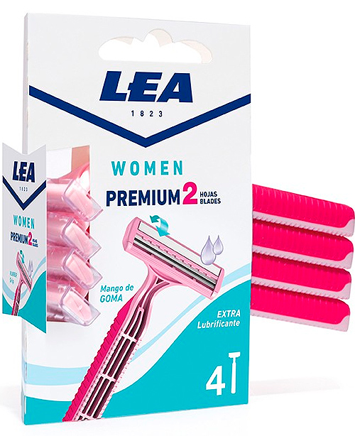 Comprar online Maquinilla de Depilar LEA Women Premium 2 4 Unid - Comprar online en Alpel en la tienda alpel.es - Peluquería y Maquillaje Comprar online Maquinilla de Depilar LEA Women Premium 2 4 Unid - Comprar online en Alpel en la tienda alpel.es - Peluquería y Maquillaje