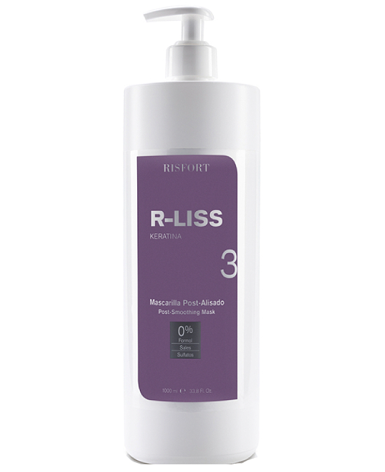 Comprar online Mascarilla 3 Post Alisado Keratina Risfort 1000 ml en la tienda alpel.es - Peluquería y Maquillaje Comprar online Mascarilla 3 Post Alisado Keratina Risfort 1000 ml en la tienda alpel.es - Peluquería y Maquillaje
