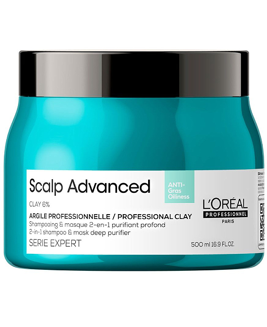 Comprar online Mascarilla Antigrasa L´Oreal Scalp Advanced 500 ml en la tienda alpel.es - Peluquería y Maquillaje Comprar online Mascarilla Antigrasa L´Oreal Scalp Advanced 500 ml en la tienda alpel.es - Peluquería y Maquillaje