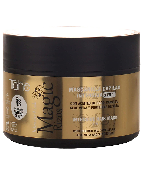 Comprar online Mascarilla Capilar 3 en 1 Intensiva 300 ml Tahe Magic Rizos en la tienda alpel.es - Peluquería y Maquillaje