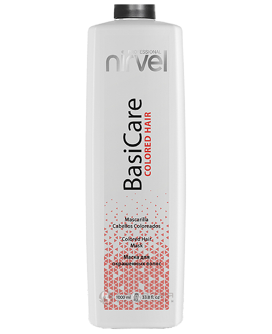 Comprar online nirvel basicare colored hair mask 1000 ml en la tienda alpel.es - Peluquería y Maquillaje