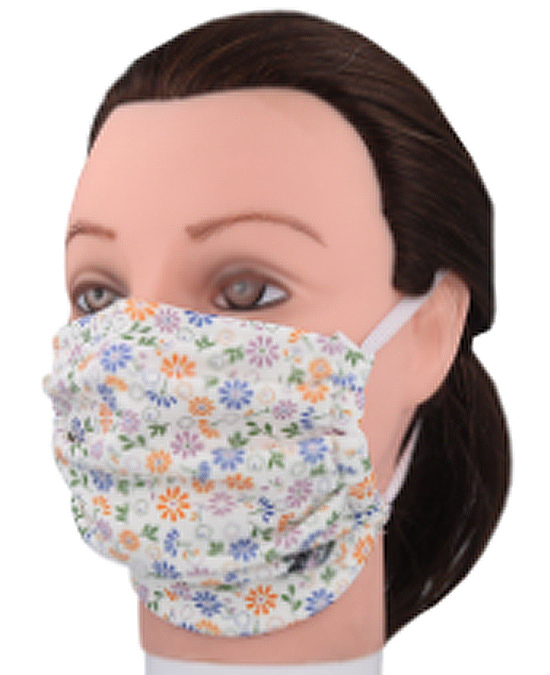 Compra online Mascarilla de Poliéster diseño Flores disponible en stock para envío 24 horas