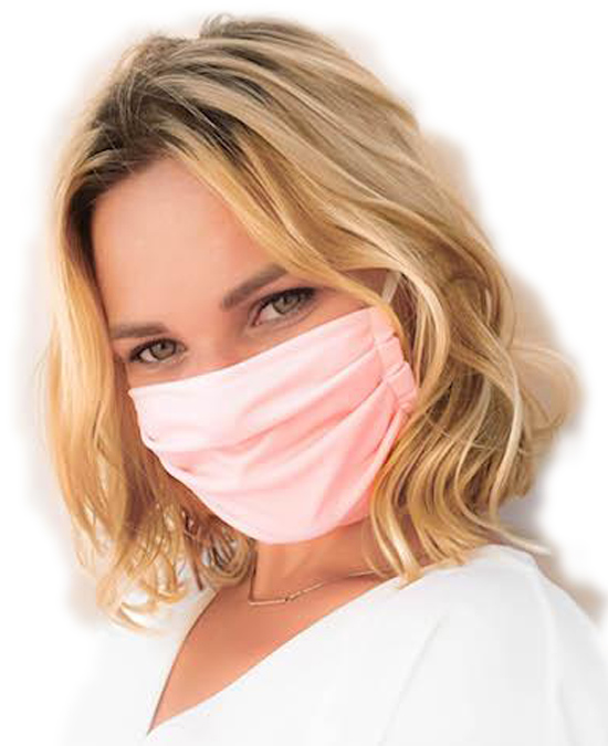 Compra online Mascarilla de Poliéster diseño Rosa disponible en stock para envío 24 horas