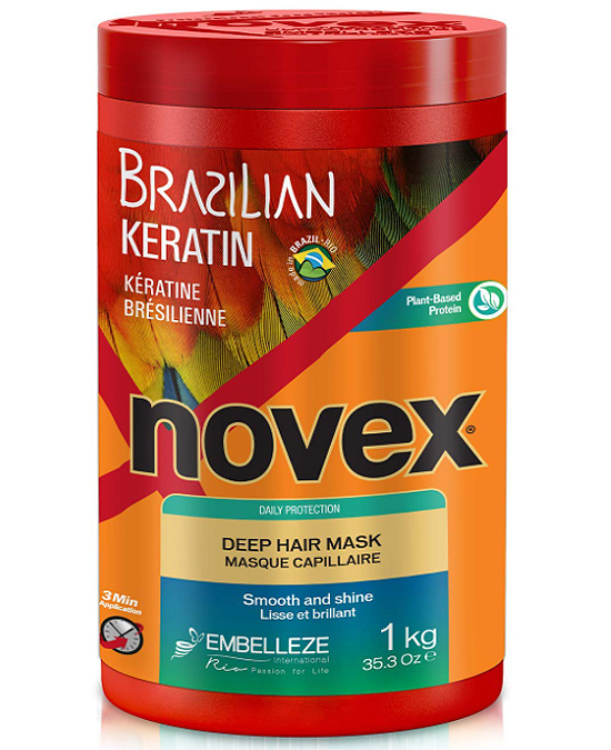 Mascarilla de Queratina Brasileña Embelleze Novex Brazilian Keratin 1000 gr