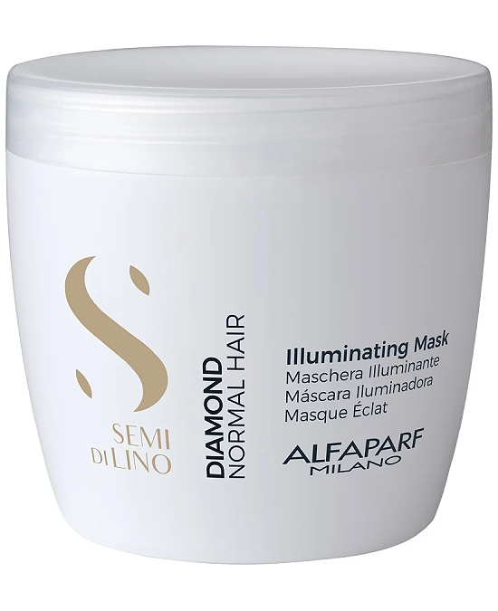 Comprar online Mascarilla Diamond Illuminating Alfaparf Semi Di Lino 500 ml en la tienda alpel.es - Peluquería y Maquillaje