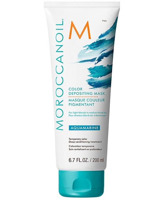 Comprar online Mascarilla Moroccanoil Color Depositing Aquamarine 200 ml en la tienda alpel.es - Peluquería y Maquillaje