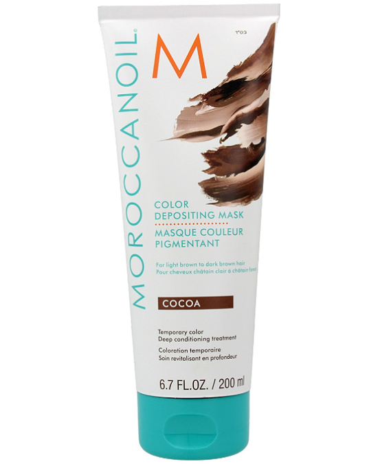 Comprar online Mascarilla Moroccanoil Color Depositing Cocoa 200 ml en la tienda alpel.es - Peluquería y Maquillaje