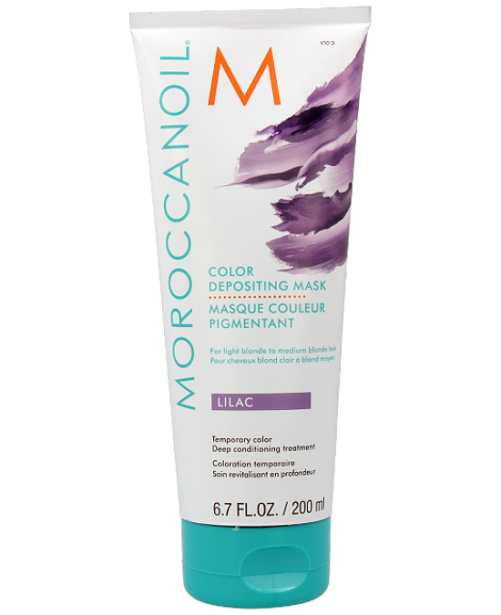 Comprar online Mascarilla Moroccanoil Color Depositing Lilac 200 ml en la tienda alpel.es - Peluquería y Maquillaje