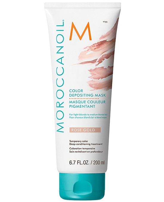 Comprar online Mascarilla Moroccanoil Color Depositing Rose Gold 200 ml en la tienda alpel.es - Peluquería y Maquillaje