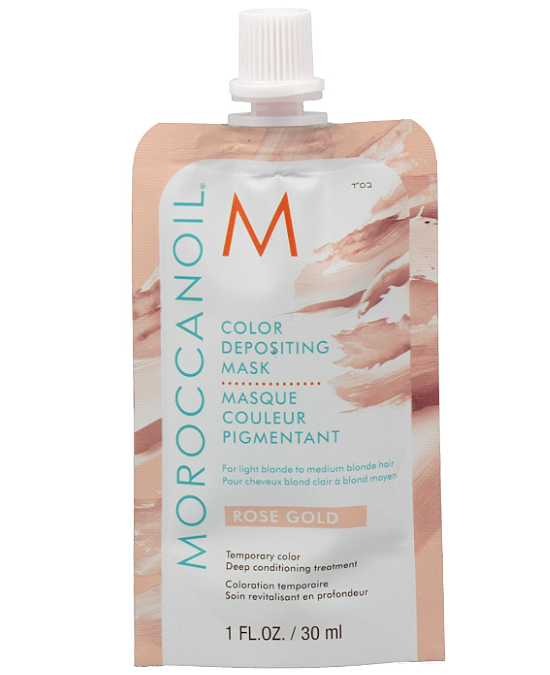 Comprar online Mascarilla Moroccanoil Color Depositing Rose Gold 30 ml en la tienda alpel.es - Peluquería y Maquillaje