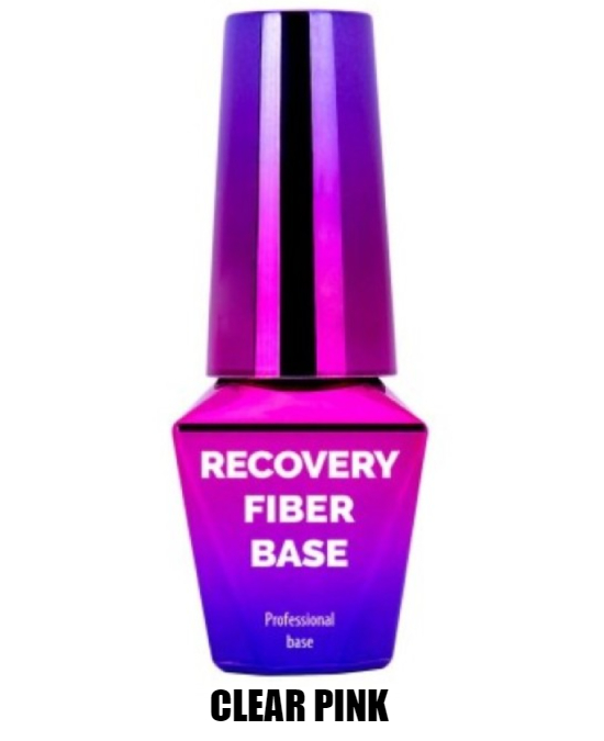 Comprar online Molly Base Recovery Fiber Base 10ml Clear Pink en la tienda alpel.es - Peluquería y Maquillaje