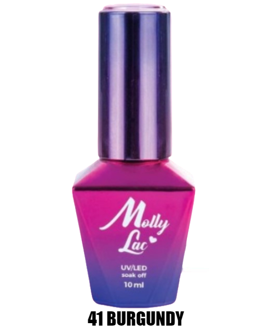 Comprar online Molly Esmalte Semipermanente 10 ml Burgundy en la tienda alpel.es - Peluquería y Maquillaje