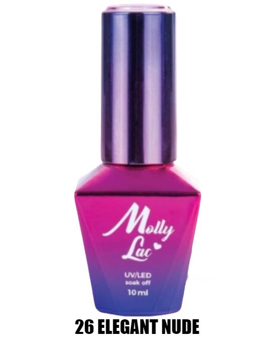 Comprar online Molly Esmalte Semipermanente 10 ml Elegant Nude en la tienda alpel.es - Peluquería y Maquillaje