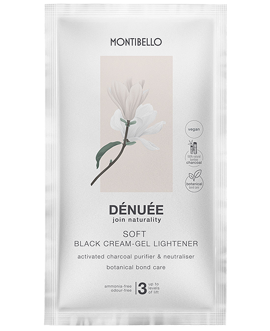 Comprar online la decoloración vegana sin amoníaco Montibello Denuee Soft Black Cream-Gel Lightener 30 ml - Disponible envío 24 hrs Comprar online la decoloración vegana sin amoníaco Montibello Denuee Soft Black Cream-Gel Lightener 30 ml - Disponible envío 24 hrs