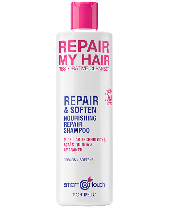 Comprar online Montibello Smart Touch Repair My Hair Shampoo 300 ml a precio barato en la tienda Alpel