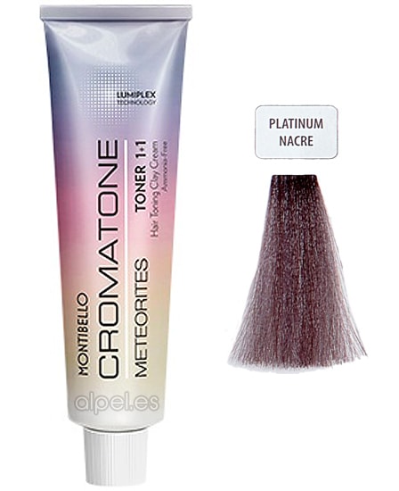 Comprar Montibello Tinte Cromatone Meteorites Toner Platinum Nacre online en la tienda Alpel