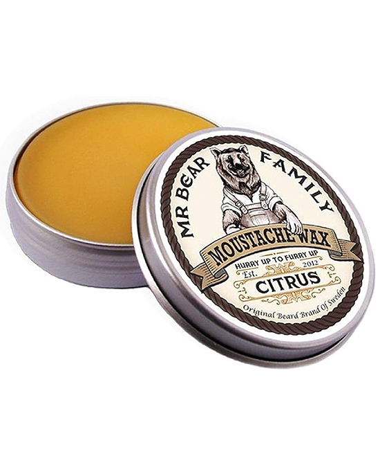 Comprar Mr Bear Family Moustache Wax Citrus Cera Bigote 30ml online en la tienda Alpel