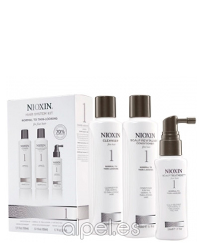 Comprar Nioxin Kit Sistema 1 Cabello Natural Débil Fino online en la tienda Alpel Comprar Nioxin Kit Sistema 1 Cabello Natural Débil Fino online en la tienda Alpel