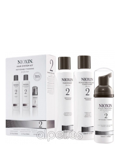 Comprar Nioxin Kit Sistema 2 Cabello Natural Muy Débil Fino online en la tienda Alpel Comprar Nioxin Kit Sistema 2 Cabello Natural Muy Débil Fino online en la tienda Alpel