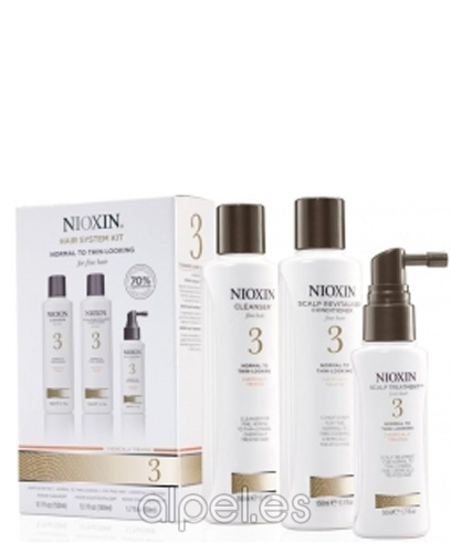 Comprar Nioxin Kit Sistema 3 Cabello Coloreado Débil Fino online en la tienda Alpel Comprar Nioxin Kit Sistema 3 Cabello Coloreado Débil Fino online en la tienda Alpel