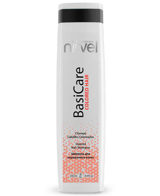 Comprar online nirvel basicare colored hair shampoo 250 ml en la tienda alpel.es - Peluquería y Maquillaje