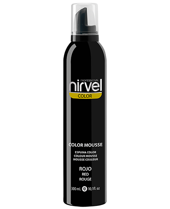 Comprar online nirvel color mousse rojo 300 ml en la tienda alpel.es - Peluquería y Maquillaje