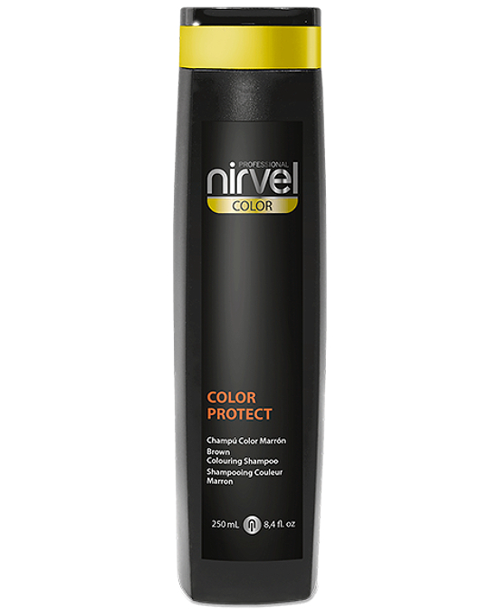 Comprar online nirvel color protect shampoo marrón 250 ml en la tienda alpel.es - Peluquería y Maquillaje