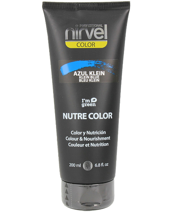 Comprar online Nirvel Nutre Color Azul Klein Flúor 200 ml en la tienda alpel.es - Peluquería y Maquillaje