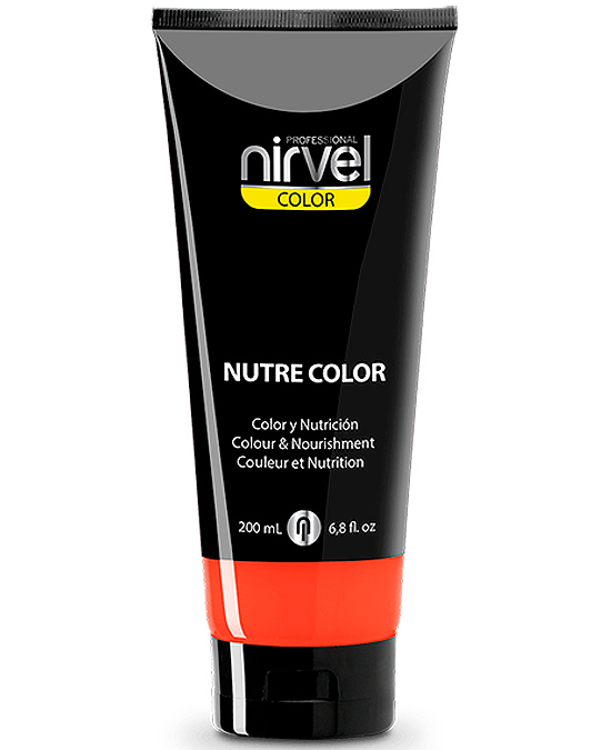 Comprar online nirvel nutre color flúor coral 200 ml en la tienda alpel.es - Peluquería y Maquillaje