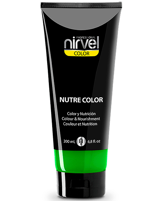 Comprar online nirvel nutre color flúor menta 200 ml en la tienda alpel.es - Peluquería y Maquillaje