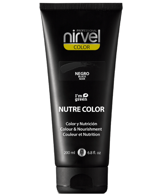 Comprar online nirvel nutre color negro 200 ml en la tienda alpel.es - Peluquería y Maquillaje