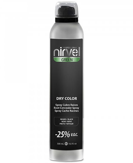 Nirvel Spray Retoca Raíces 300 ml Negro