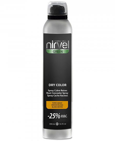 Nirvel Spray Retoca Raíces 300 ml Rubio Medio