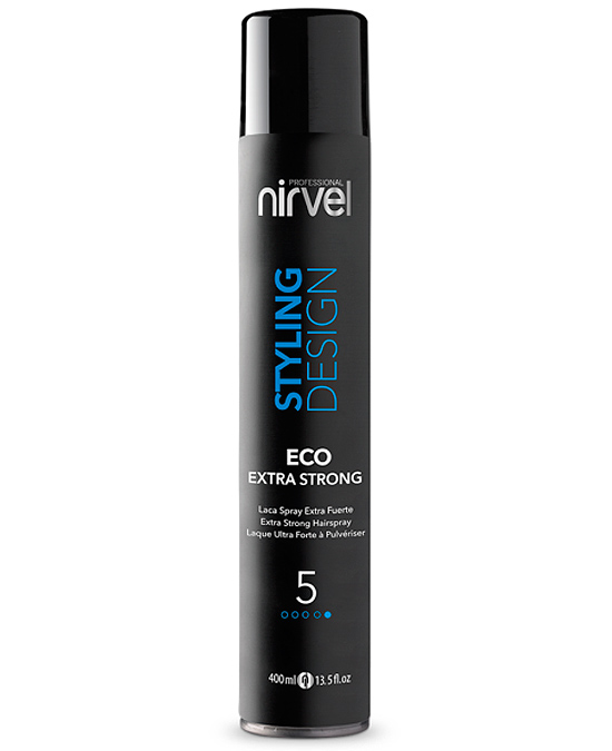 Comprar online nirvel styling laca eco extra strong 400 ml en la tienda alpel.es - Peluquería y Maquillaje