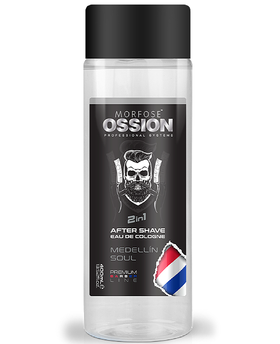 Comprar online Ossion 2 in 1 AfterShave 400 ml Medellin Soul en la tienda alpel.es - Peluquería y Maquillaje