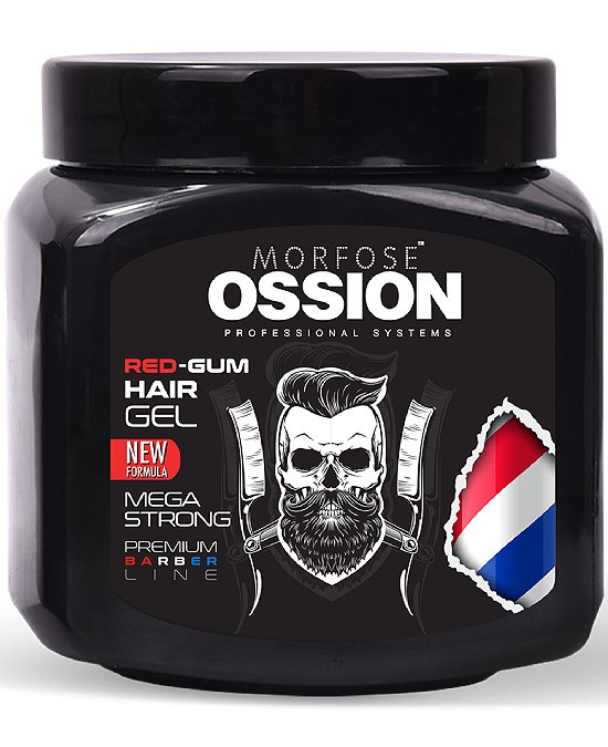 Comprar online Ossion Mega Strong Red-Gum Hair Gel 750 ml en la tienda alpel.es - Peluquería y Maquillaje