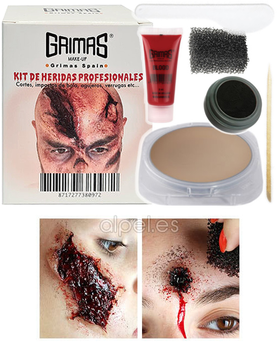 Comprar Pack Caracterización Heridas Fx Mini Grimas online en la tienda Alpel