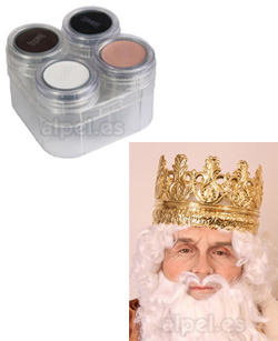 Comprar Pack Grimas Maquillaje Fantasia Navidad Rey Melchor online en la tienda Alpel