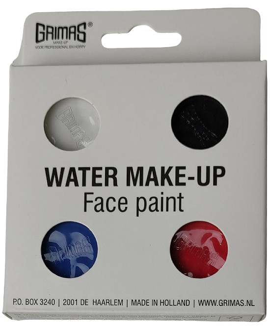 Comprar Paleta Maquillaje Face Paint 4 Maquillajes Al Agua Grimas online en la tienda Alpel