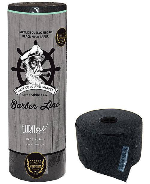 Papel de Cuello Barber Line 5 rollos color Negro Premium - Alpel Papel de Cuello Barber Line 5 rollos color Negro Premium - Alpel