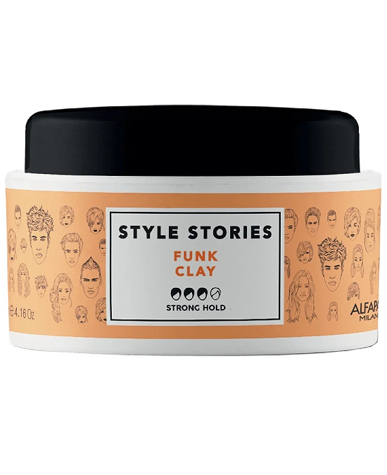 Comprar online Pasta Cabello Funk Clay Strong Hold Alfaparf Style Stories 100 ml en la tienda alpel.es - Peluquería y Maquillaje
