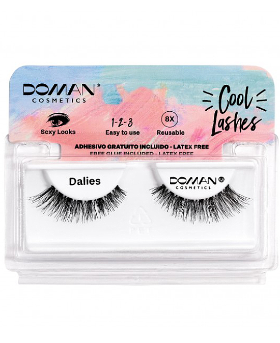 Comprar online Pestañas Adhesivas Cool Lashes Doman Cosmetic Dalies en la tienda alpel.es - Peluquería y Maquillaje